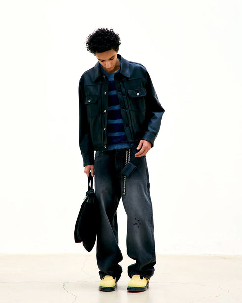 Waxed Cotton Helmet Bag