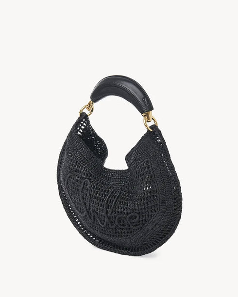 Summer Banana Raffia Shoulder Bag