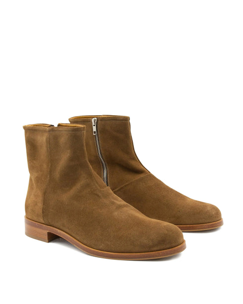Zipper Boot in Suede