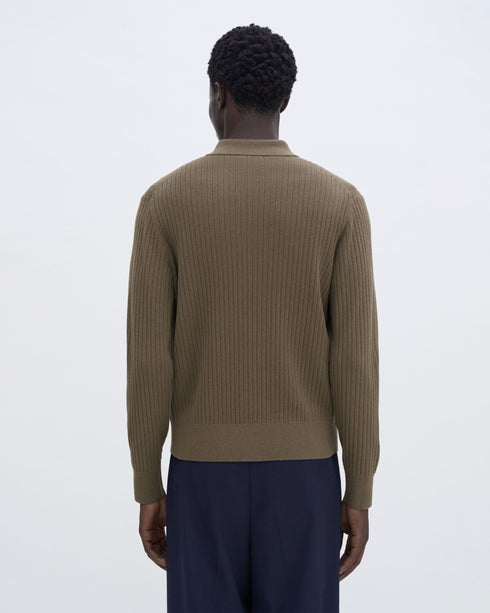 Cotton Merino Knit Shirt