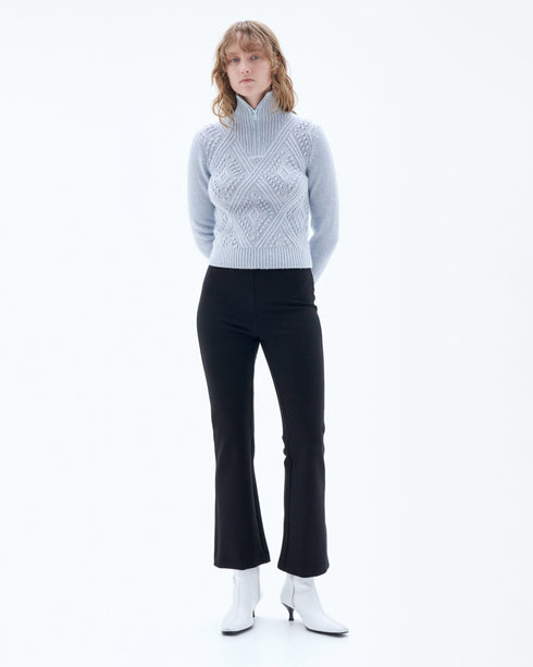 Flared Jersey Trousers