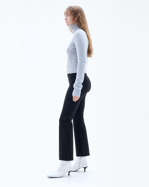 Flared Jersey Trousers