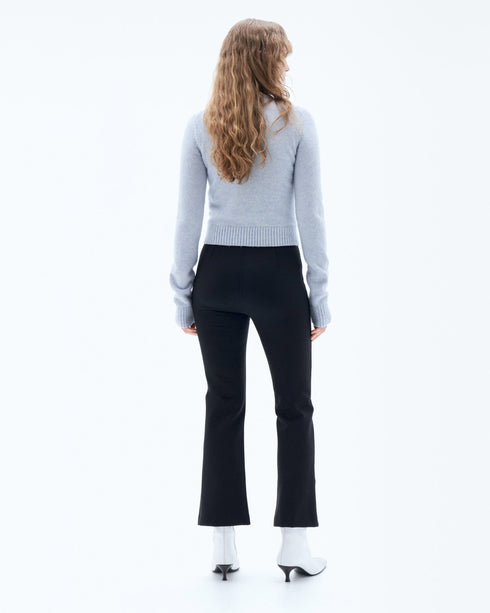 Flared Jersey Trousers