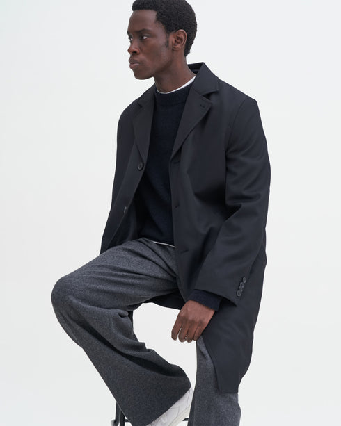 Lightweight Twill Overcoat