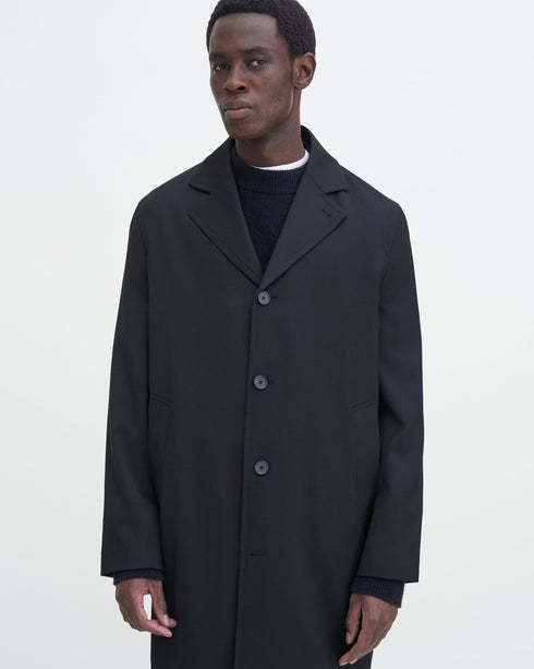 Lightweight Twill Overcoat