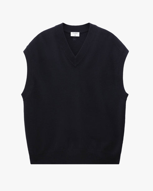 定価10万 wjk WOOL POPLIN DOWN 叩き付け VEST L ダウンベスト
