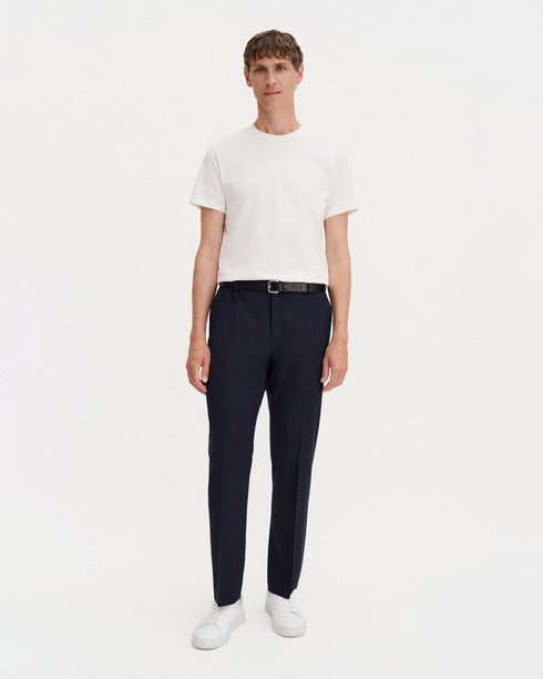 Slim Tapered Wool Trousers