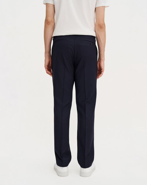 Slim Tapered Wool Trousers