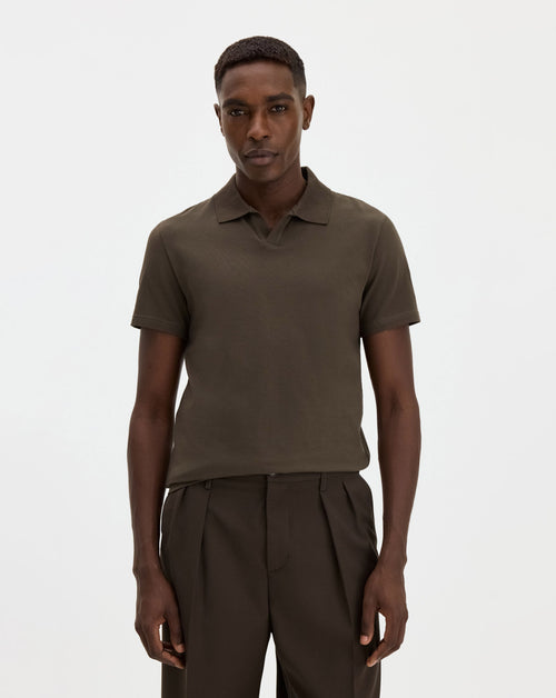 Stretch Cotton Polo