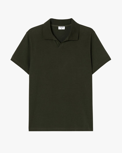 Stretch Cotton Polo