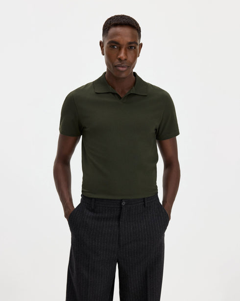 Stretch Cotton Polo