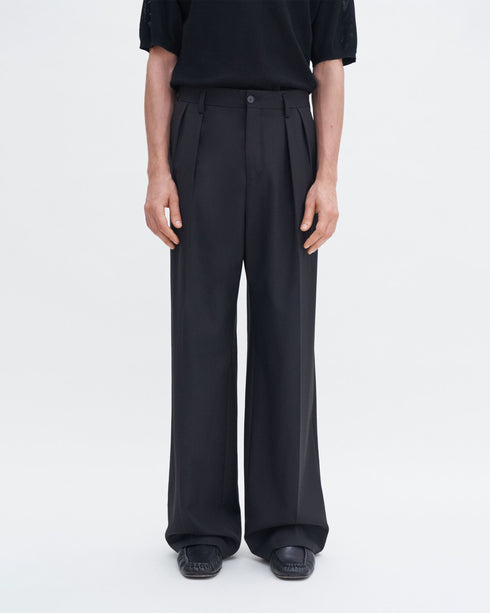Wide Wool Trousers