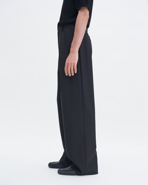 Wide Wool Trousers