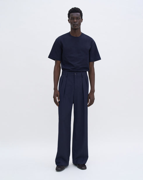 Wide Wool Trousers