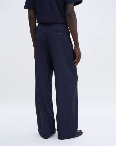 Wide Wool Trousers
