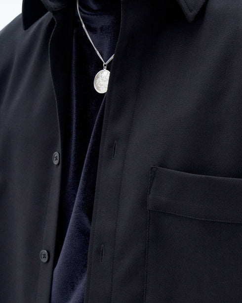 Wool Twill Overshirt