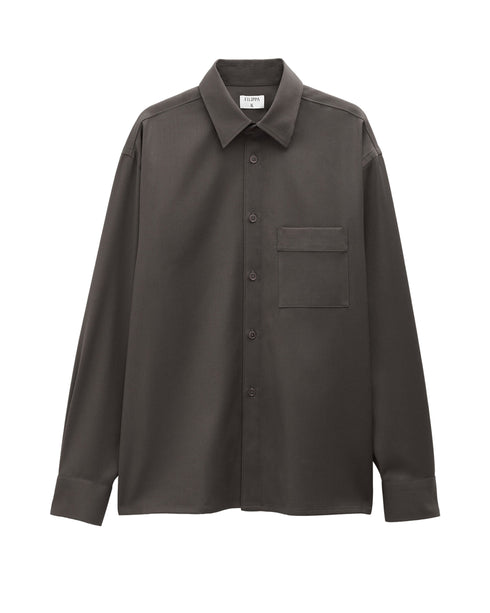 Wool Twill Overshirt