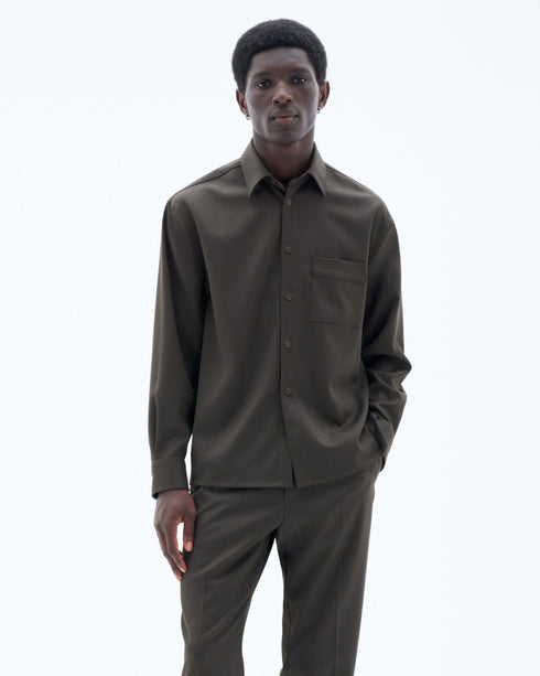 Wool Twill Overshirt