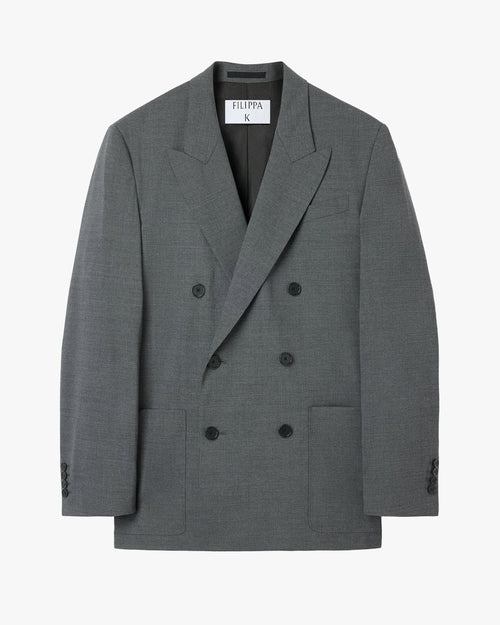 Michael Pinstripe Blazer
