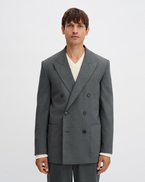 Michael Pinstripe Blazer