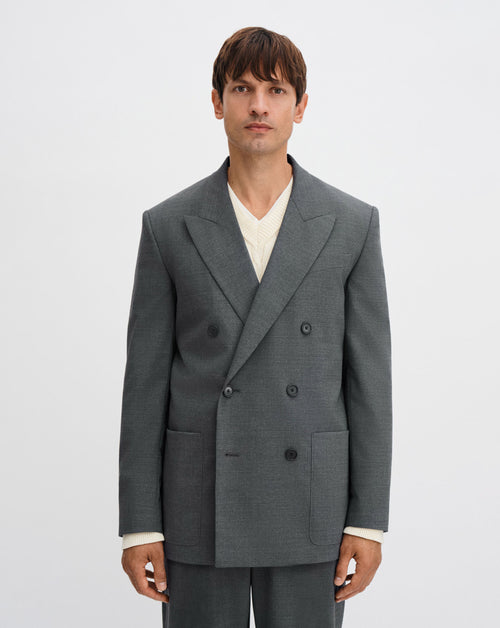 Michael Pinstripe Blazer