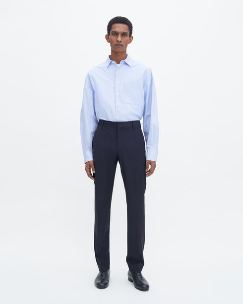 Slim Tapered Wool Trousers