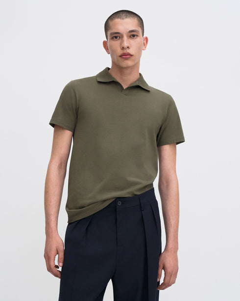 Stretch Cotton Polo
