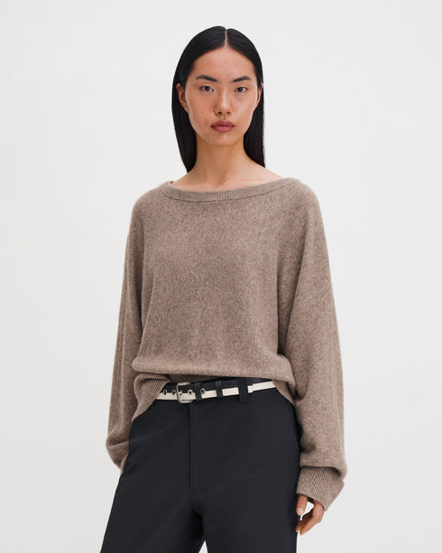 Wool Yak Boatneck Sweater