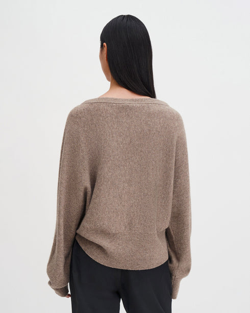 Wool Yak Boatneck Sweater