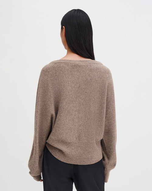 Wool Yak Boatneck Sweater
