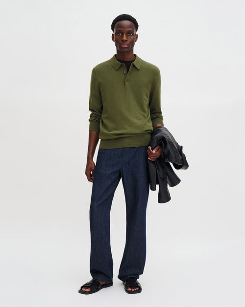 Knitted Polo Shirt