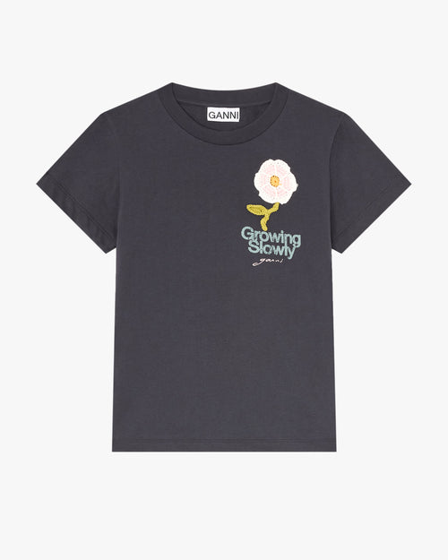 Crochet Patch Baby Fit T-Shirt