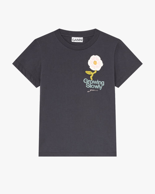 Crochet Patch Baby Fit T-Shirt