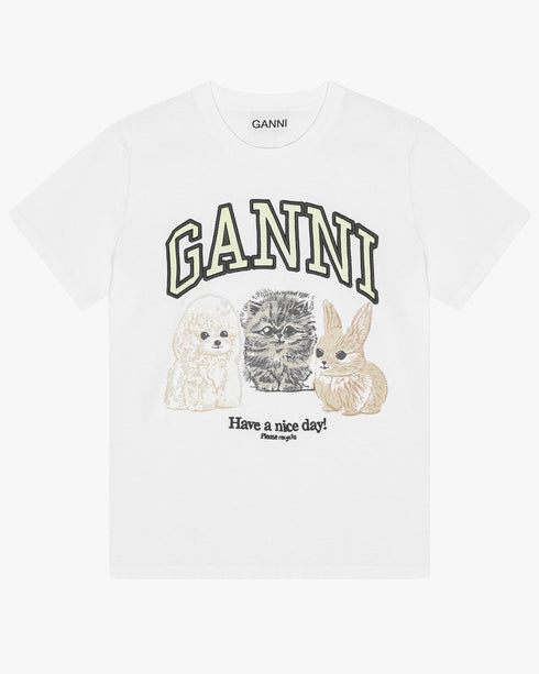 Animals Emb. Logo Relaxed T-Shirt