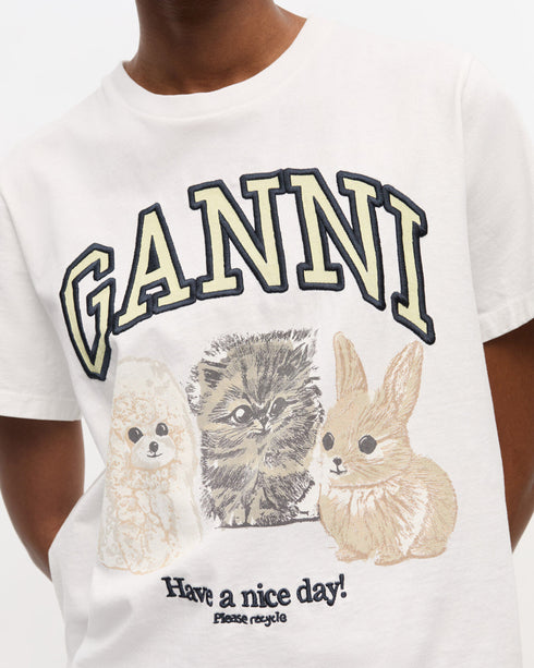 Animals Emb. Logo Relaxed T-Shirt
