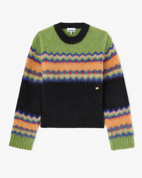 Brushed Alpaca Fairisle Sweater