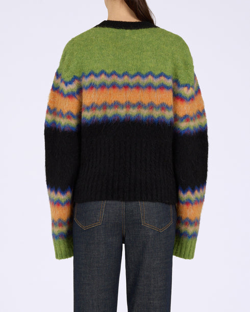 Brushed Alpaca Fairisle Sweater