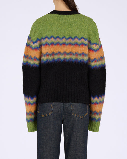 Brushed Alpaca Fairisle Sweater