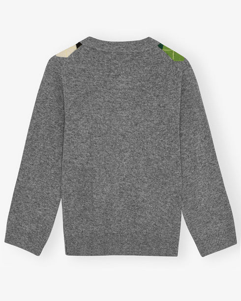 Cashmere Wool Mix Cardigan