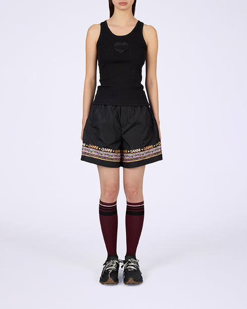 Pointelle Rib Jersey Tank Top