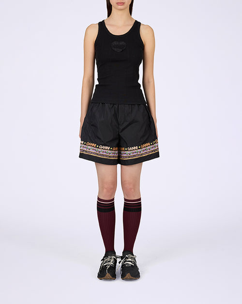 Pointelle Rib Jersey Tank Top