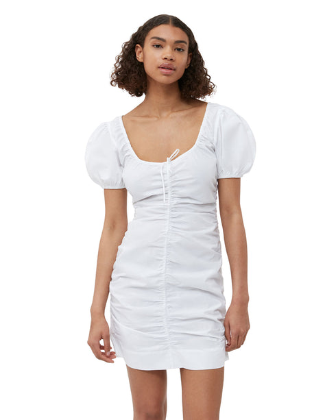 Cotton Poplin Mini Dress