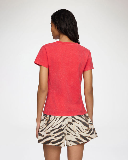 Cherry Print Baby Fit T-Shirt