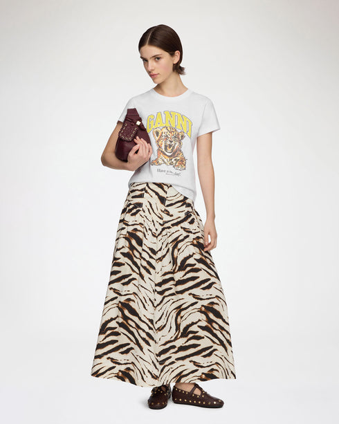 Tiger Print Baby Fit T-Shirt