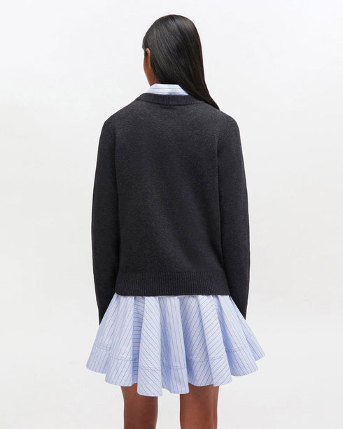 Graphic Wool Mix Puppy Love Sweater