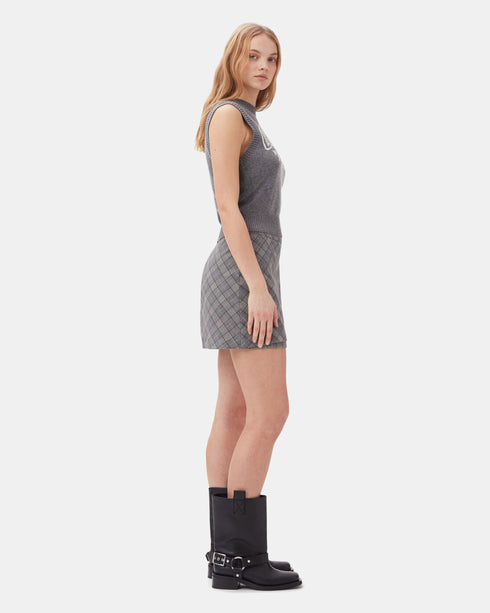 Graphic Wool Vest