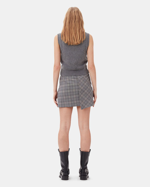 Graphic Wool Vest