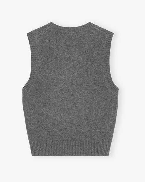 Graphic Wool Vest