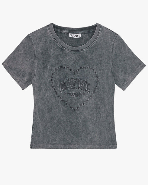 Heavy Cotton Heart Washed Small T-Shirt