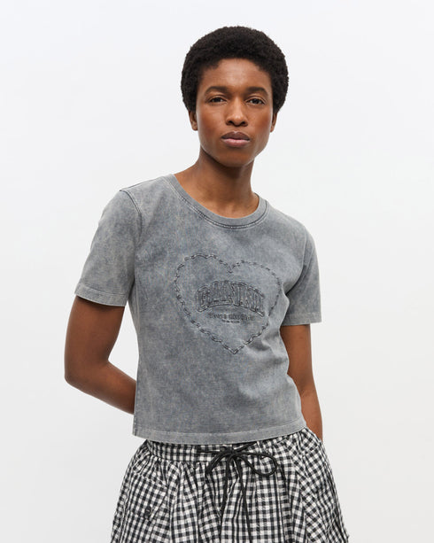 Heavy Cotton Heart Washed Small T-Shirt